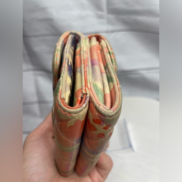 CHANEL Tropical Printed Matelasse Leather Trifold Compact Wallet with COA - Picture 8 of 12